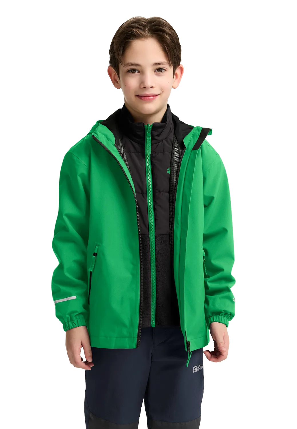 Jack Wolfskin Hybrid 3in1 Jacket veste 3-en-1 enfant imperméable