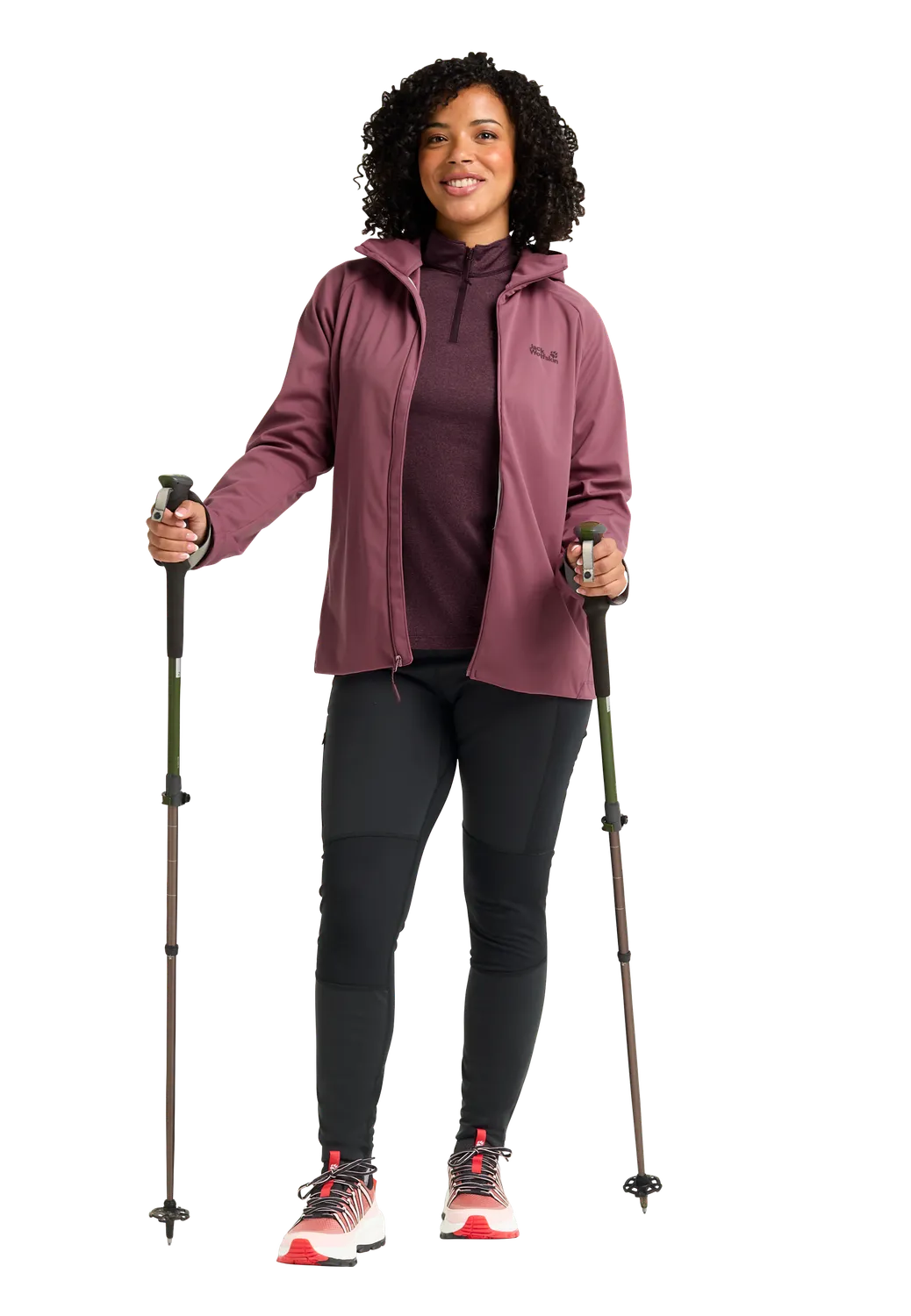 Jack Wolfskin Hike With Me veste softshell femme douce