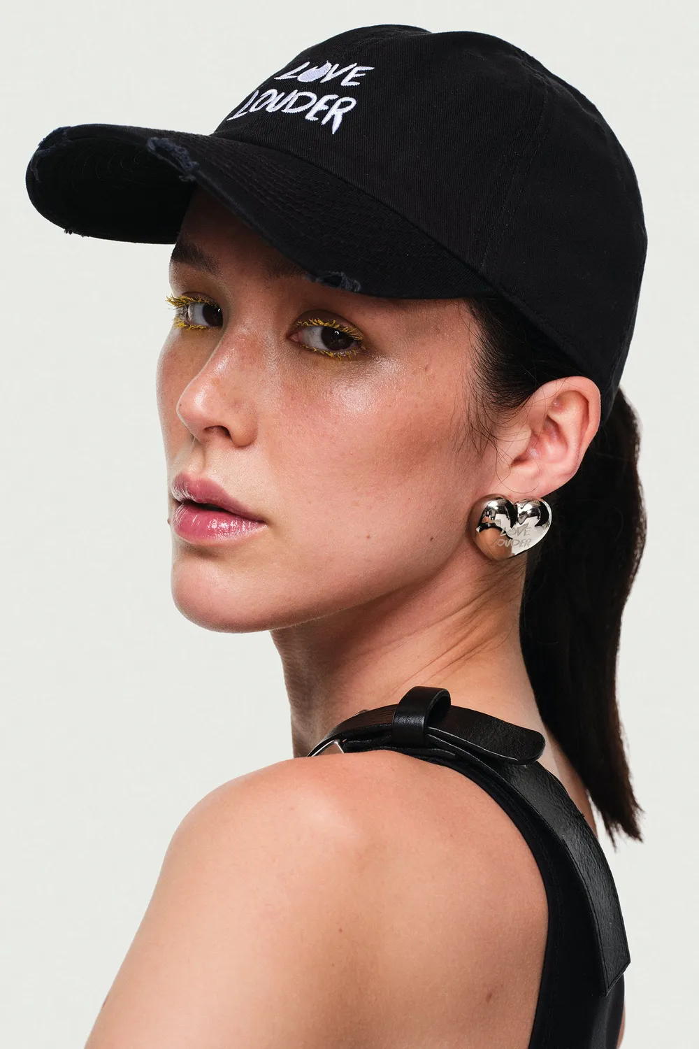 JEANNE FRIOT Love Louder Cap casquette coton recyclé