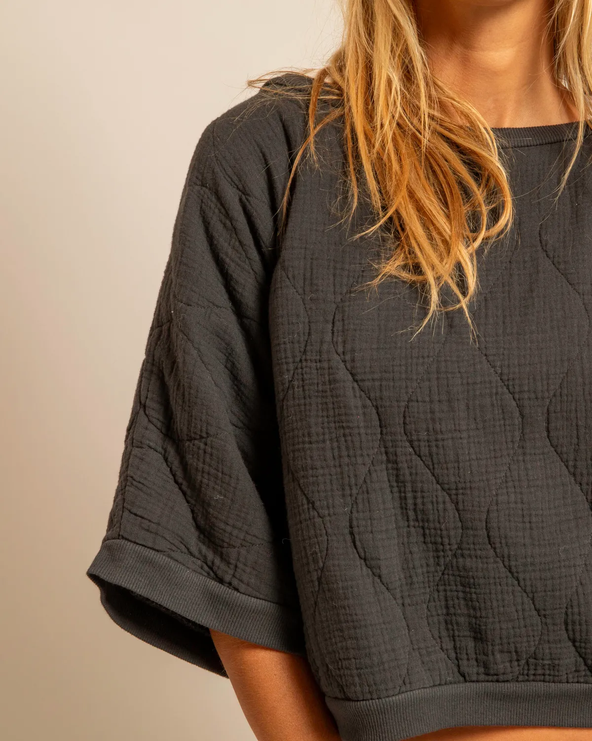 AOKYANOS Seattle Anthracite sweat 3/4 coton