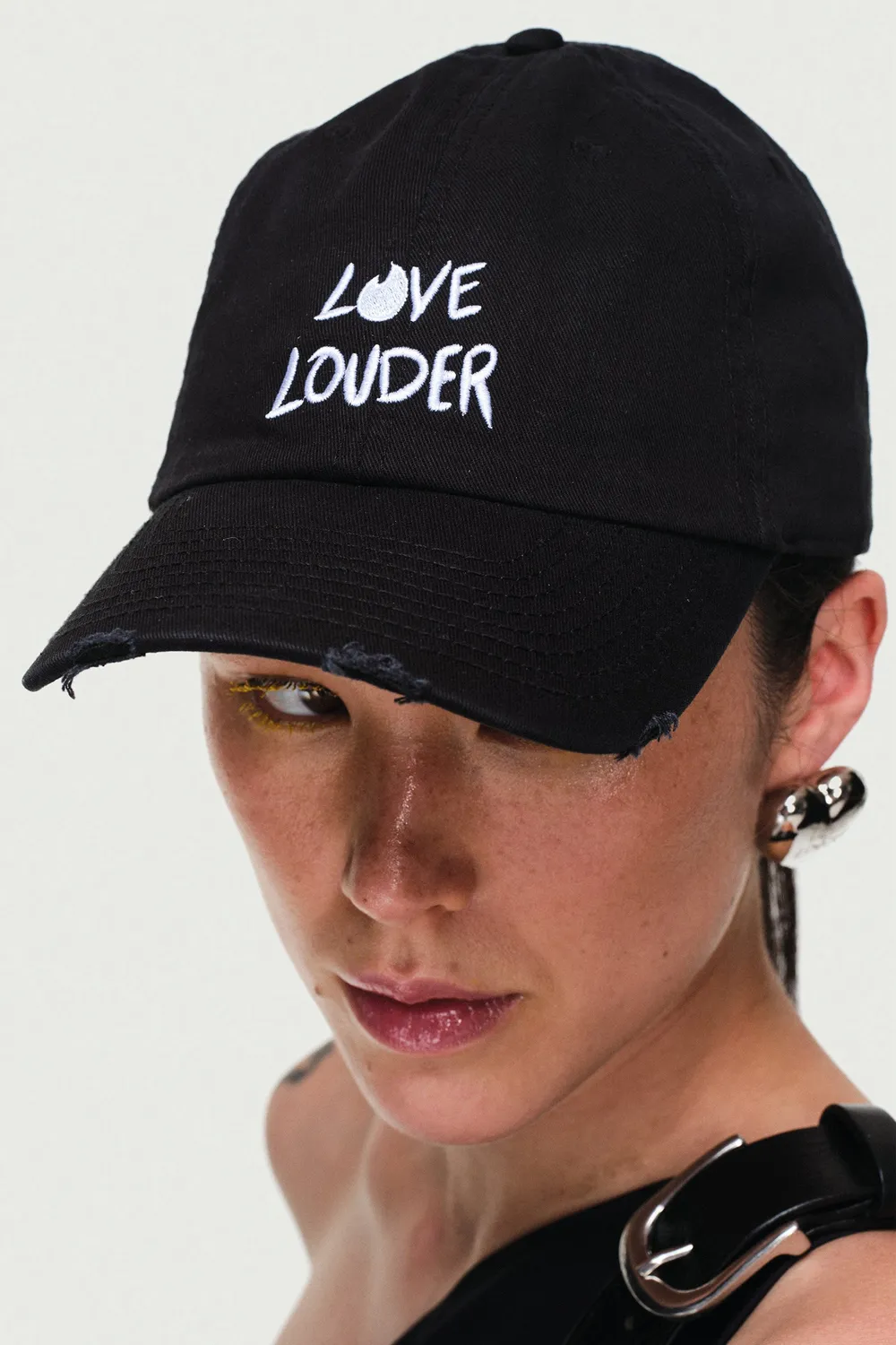 JEANNE FRIOT Love Louder Cap casquette coton recyclé
