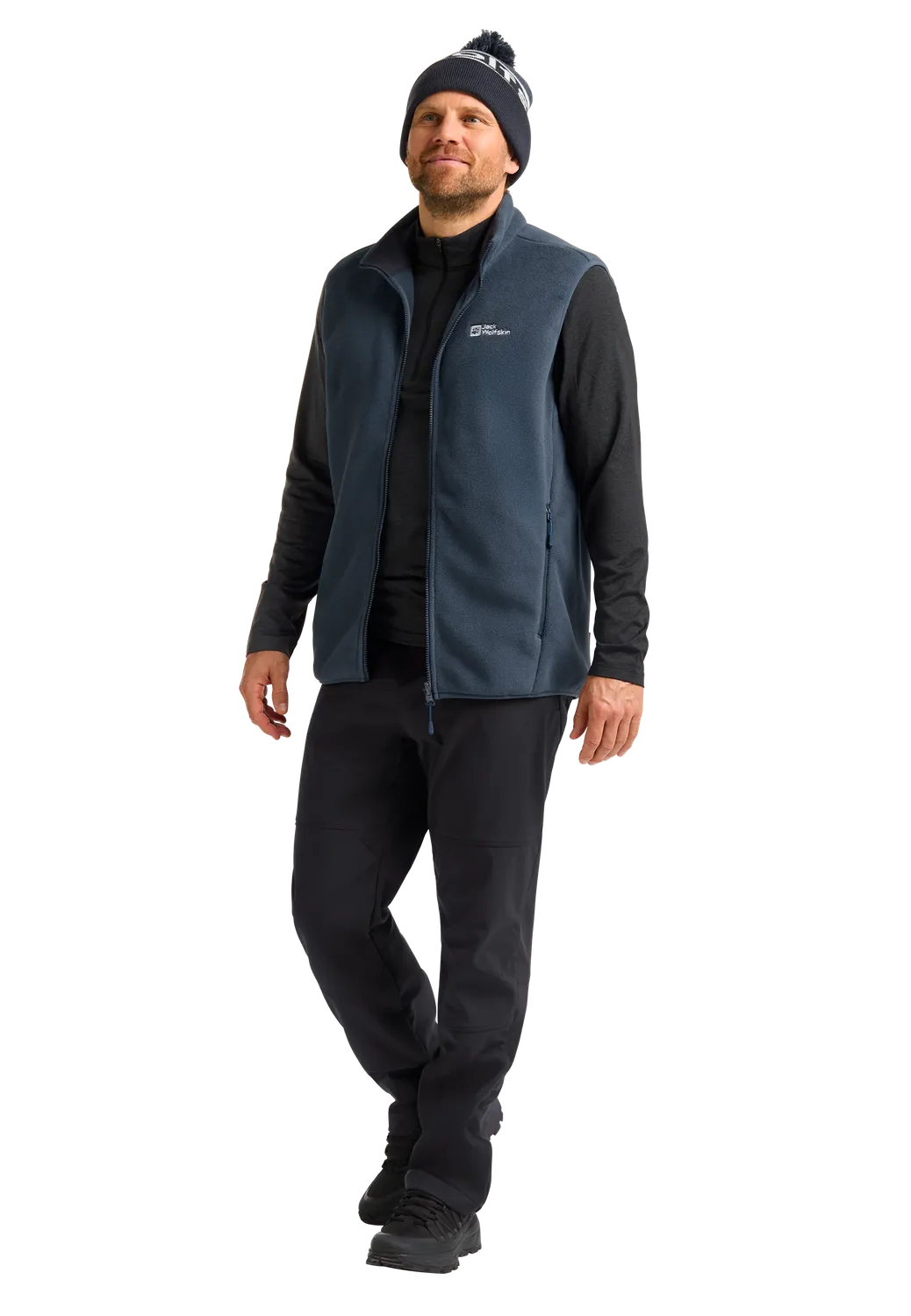 Jack Wolfskin Waldsteig FZ Vest M gilet polaire homme recyclé