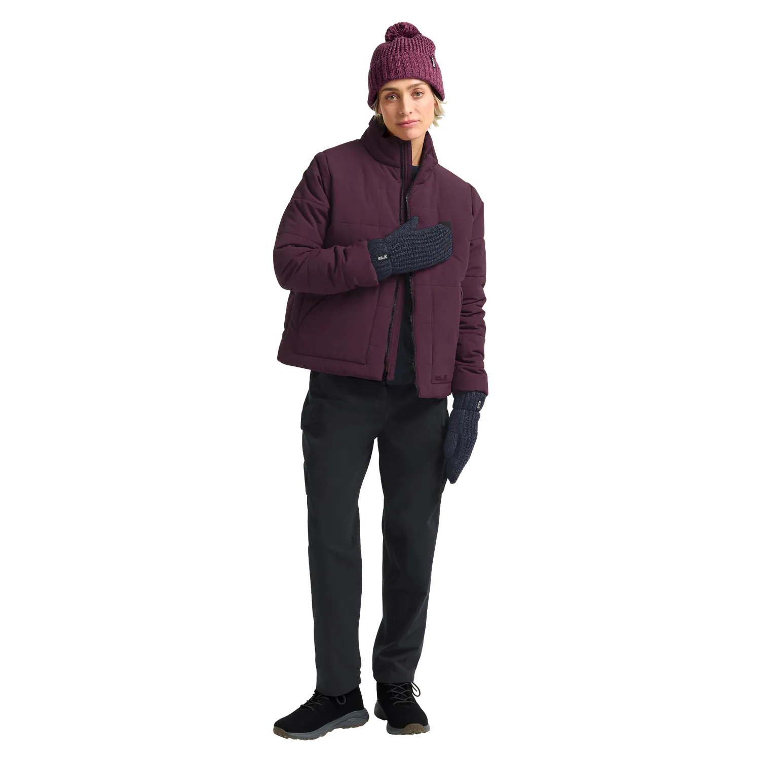 Jack Wolfskin Medley Knit moufle femme doublée