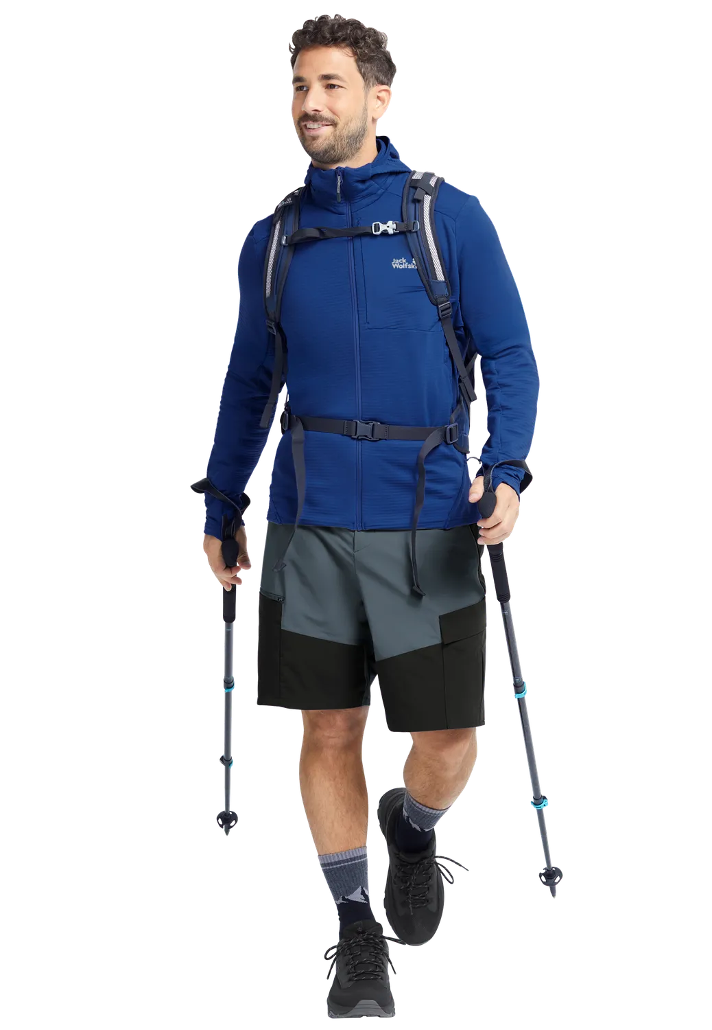 Jack Wolfskin Litestride Hooded FZ M veste polaire homme