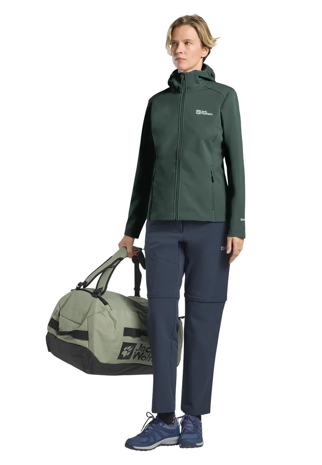 Jack Wolfskin Bornberg Hoody W veste softshell femme coupe-vent