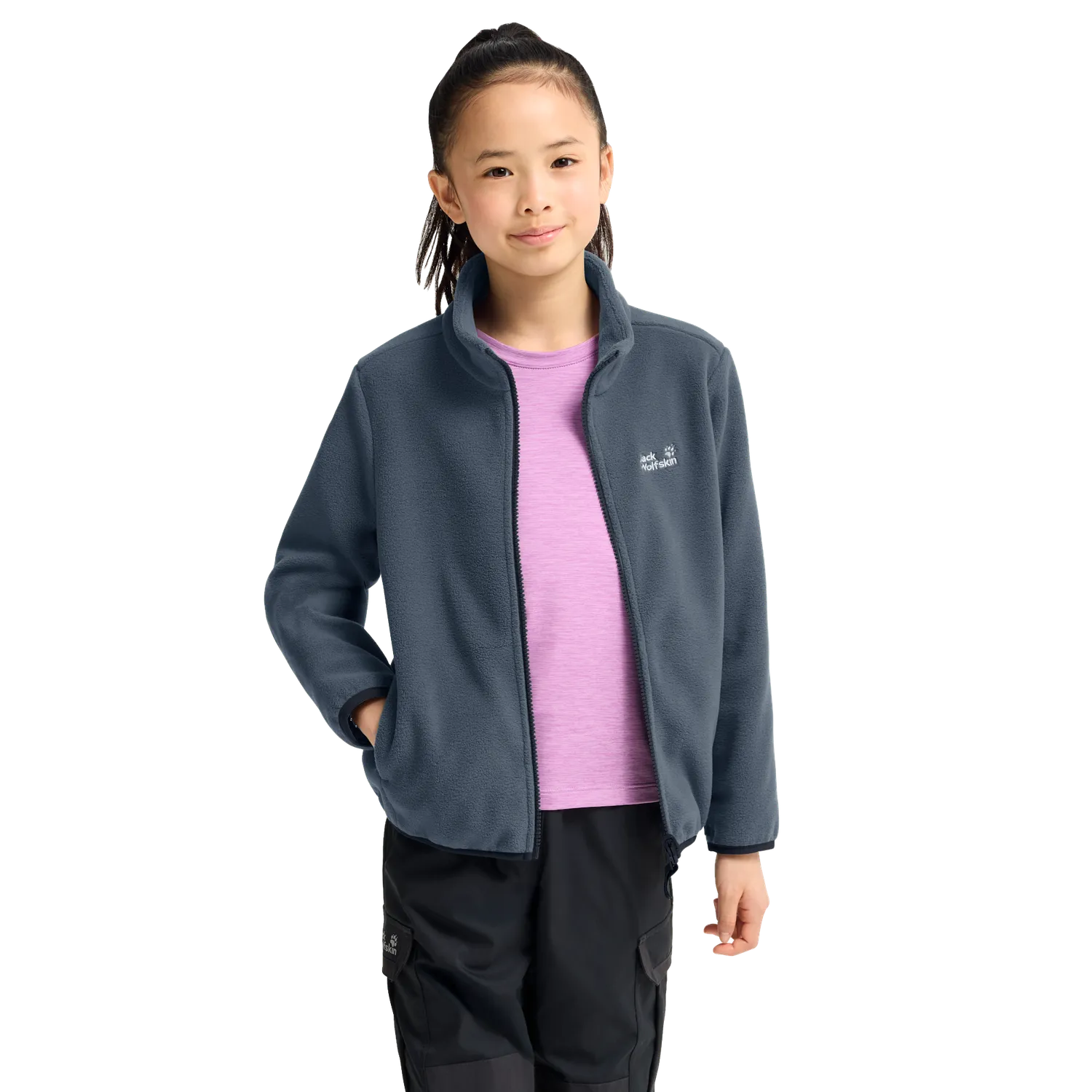 JACK WOLFSKIN TAUNUS 200 FZ K veste polaire enfant chaude