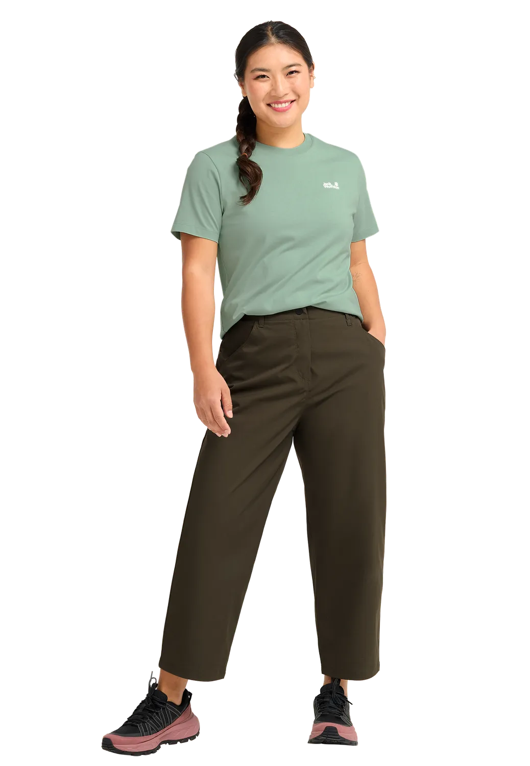 Jack Wolfskin Essential T W t-shirt femme coton