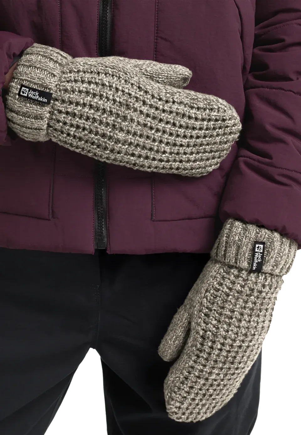 Jack Wolfskin Medley Knit Mitten W moufles femme chaudes