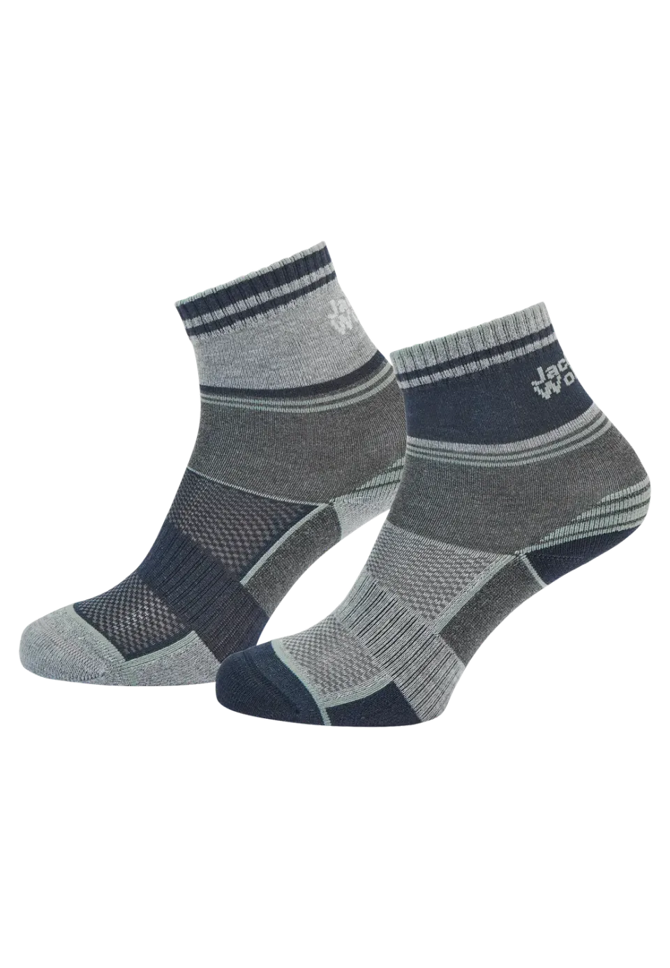 Jack Wolfskin Hike Sock C chaussettes rando enfant lot 2 respirantes