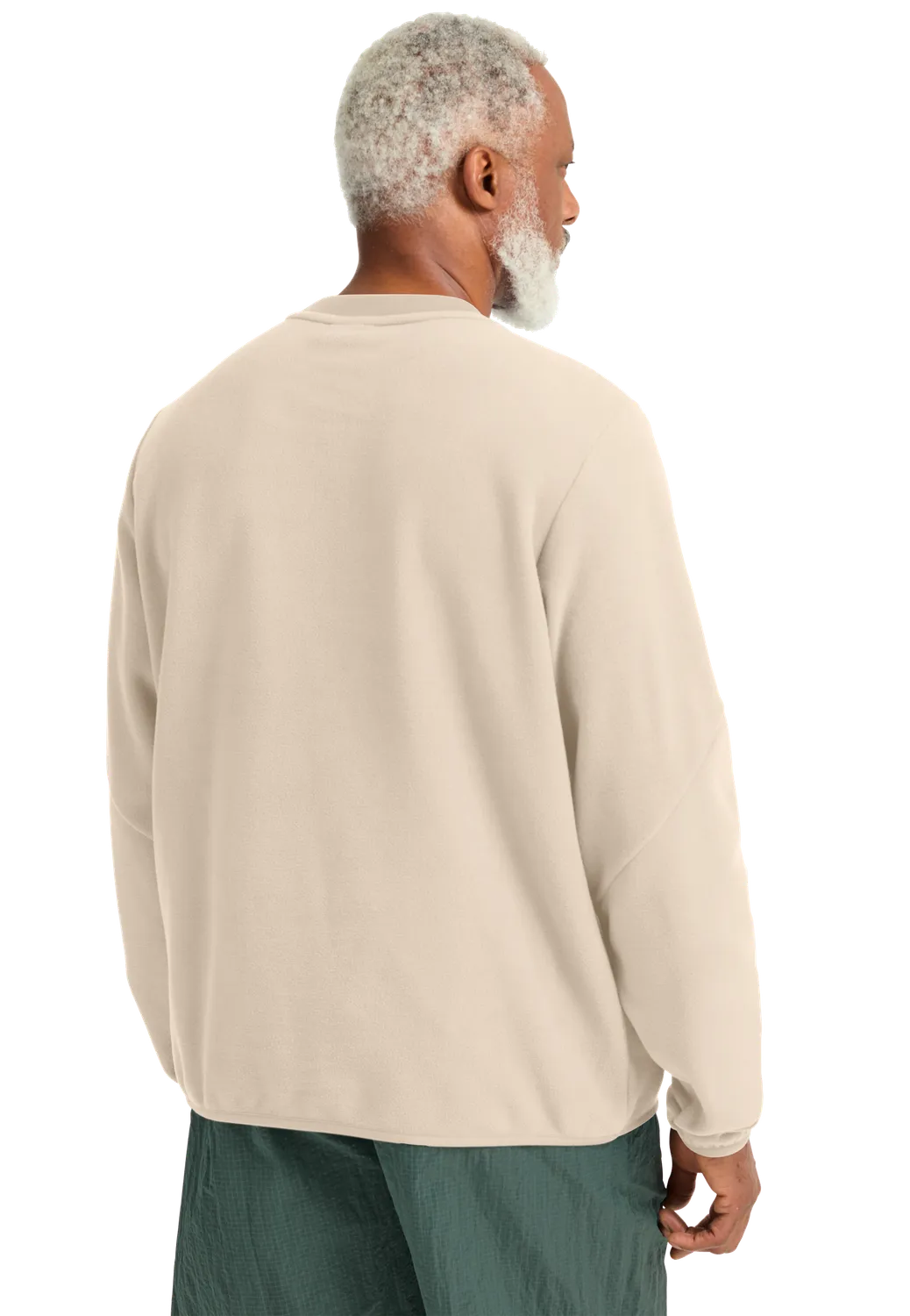 Jack Wolfskin Find the Wild sweat homme col rond poche zippée