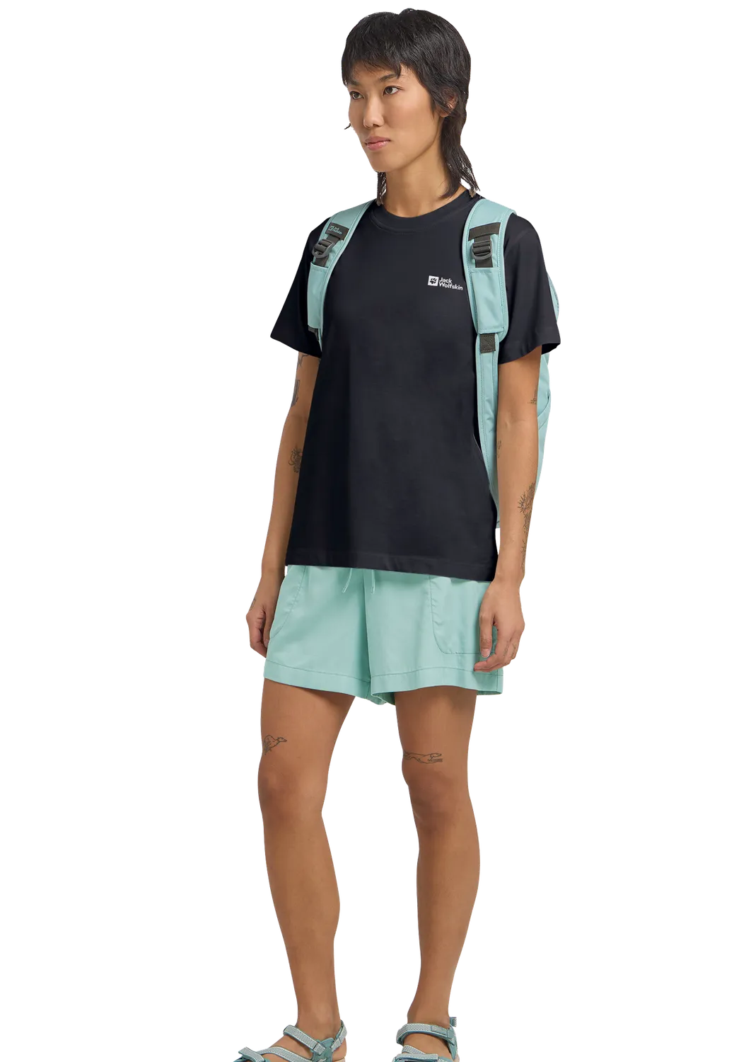Jack Wolfskin Essential T t-shirt femme XS coton bio