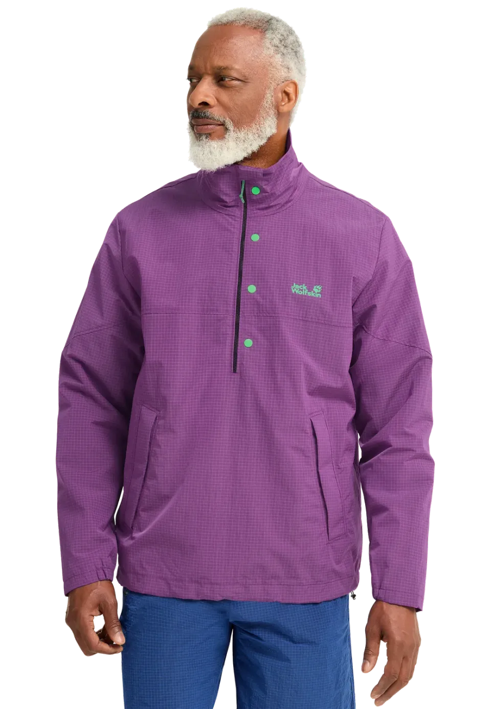 Jack Wolfskin Find The Wild Overhead M sweat coupe-vent