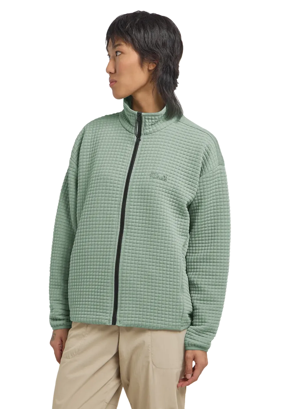 Jack Wolfskin Mogari FZ W polaire femme gaufrée stretch chaude