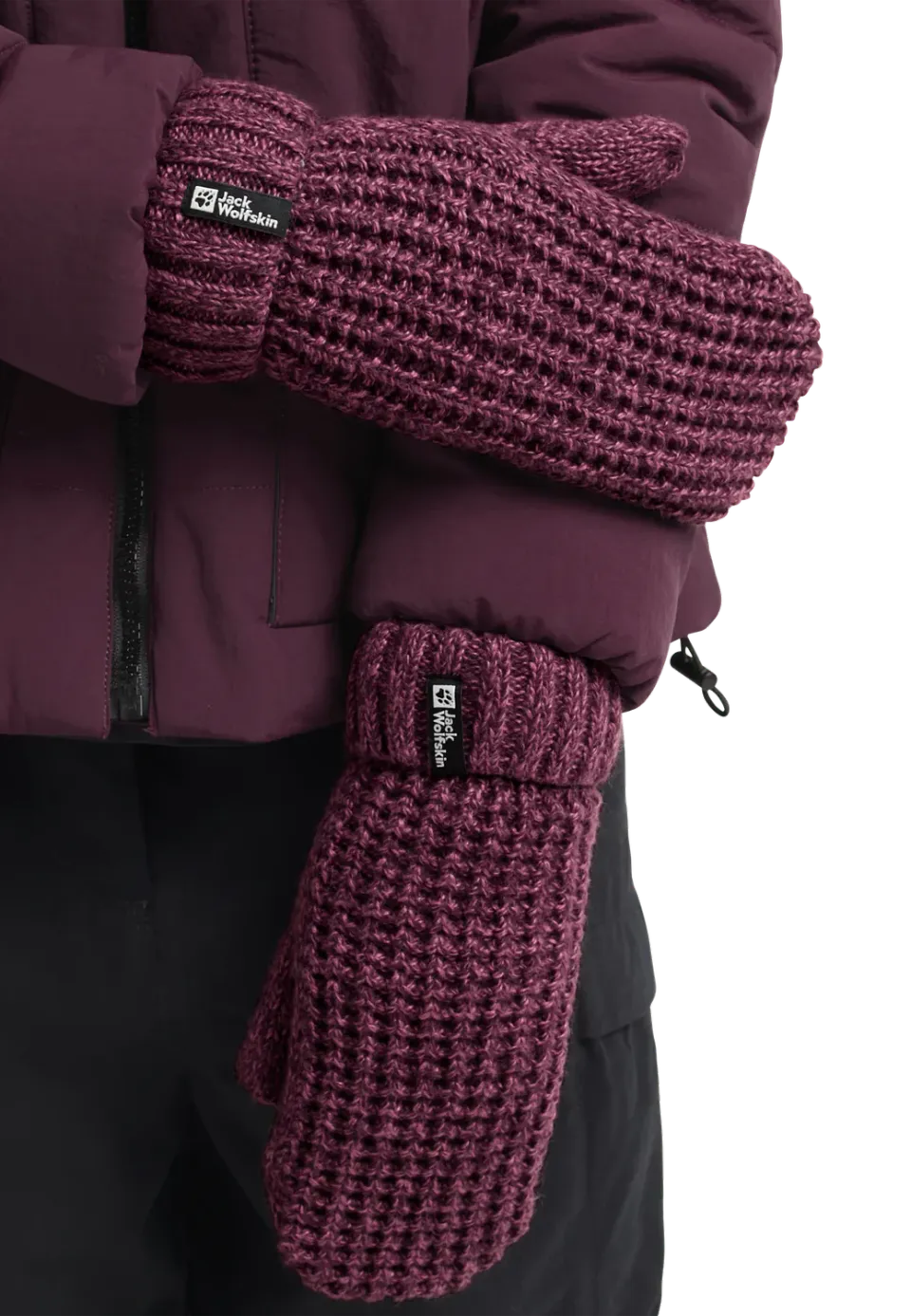 Jack Wolfskin Medley Knit Mitten W moufles chaudes doublées