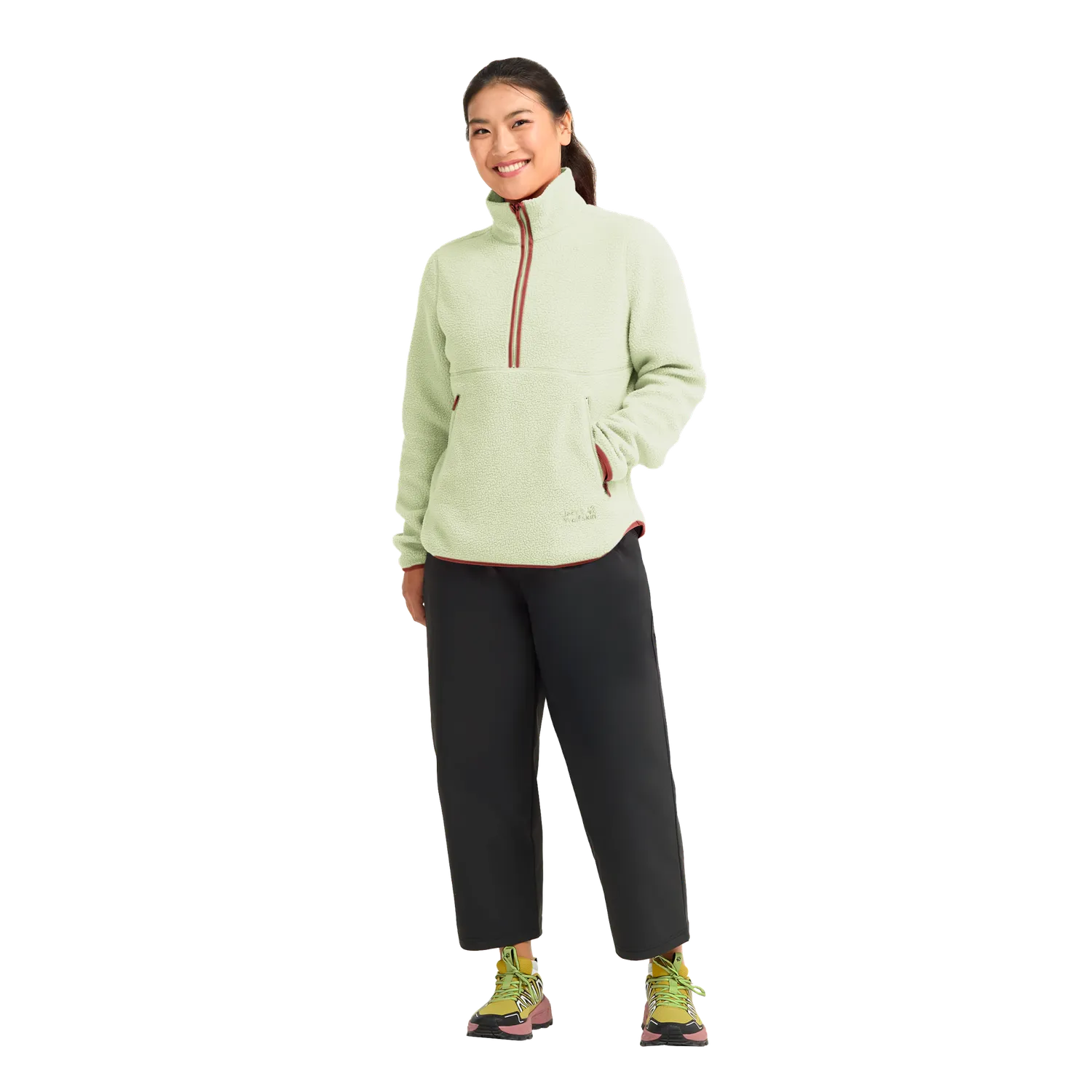 Jack Wolfskin Lite Curl HZ polaire femme demi-zip