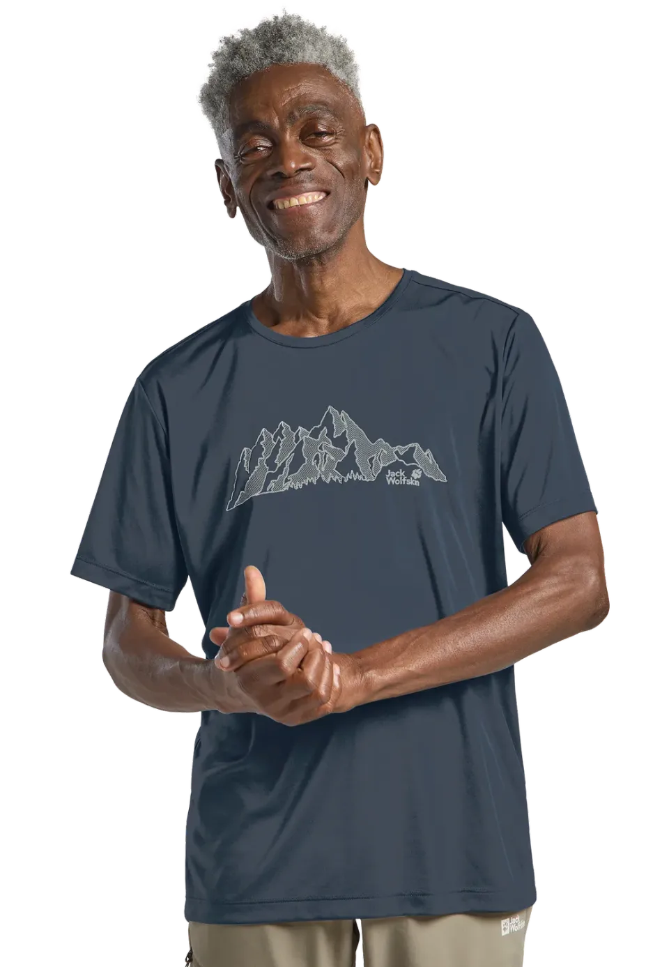 Jack Wolfskin Peak Graphic T M T-shirt Homme Respirant