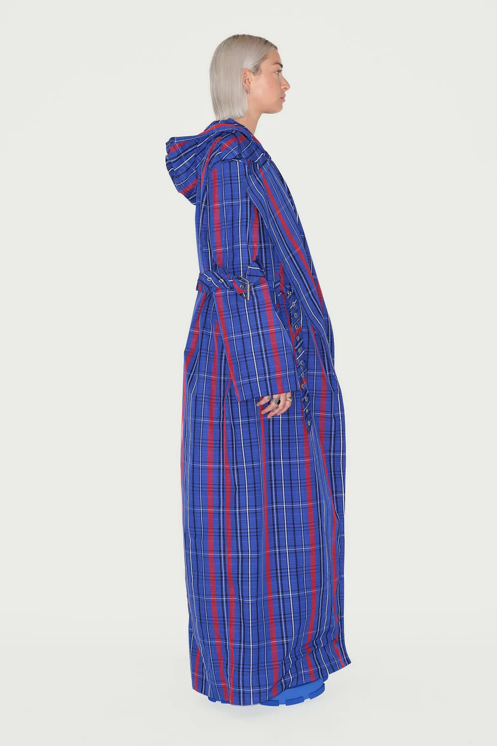 JEANNE FRIOT Resistance Trench veste bomber déperlante bleue