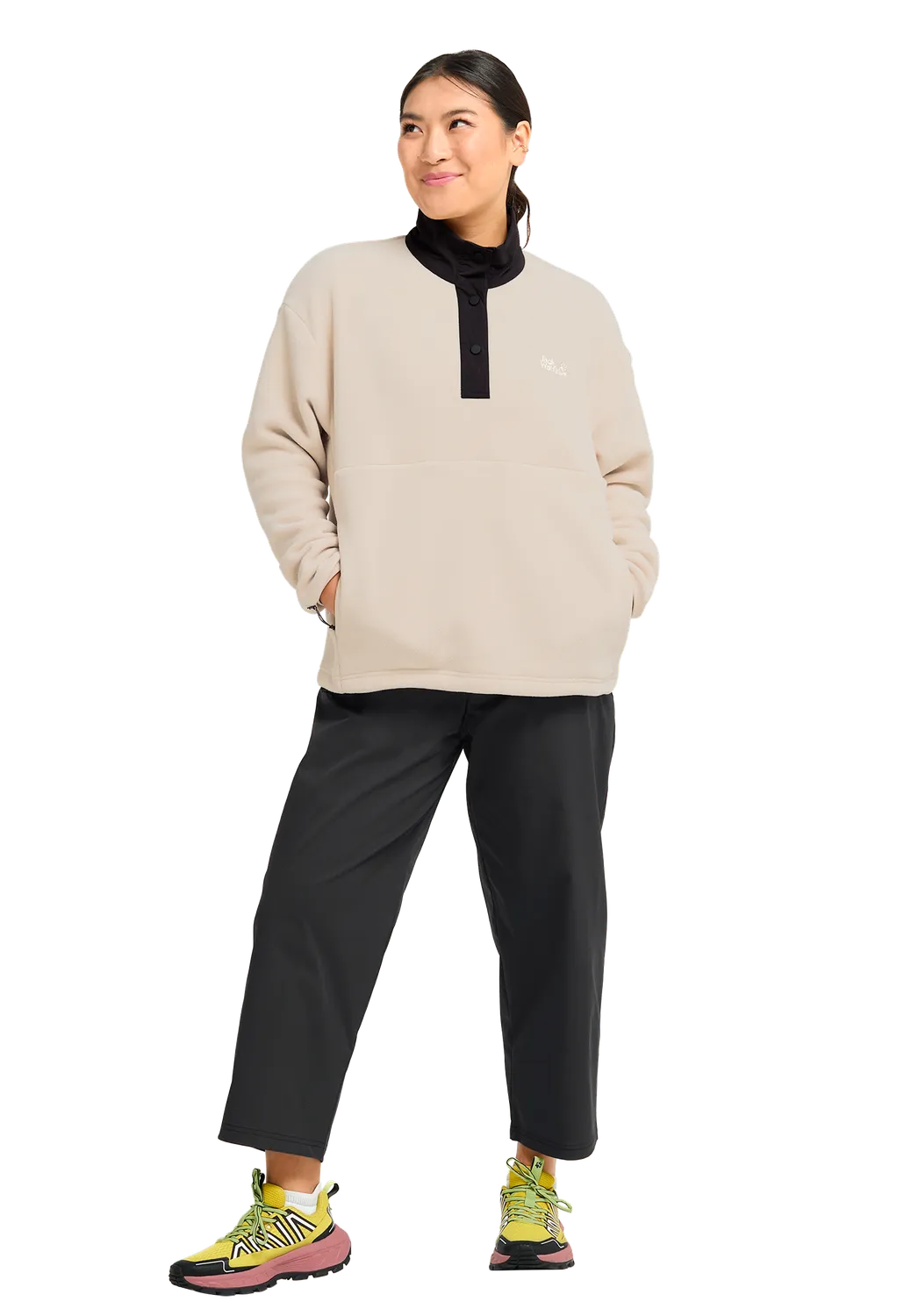 Jack Wolfskin Sumetro HZ W pull polaire femme coupe ample