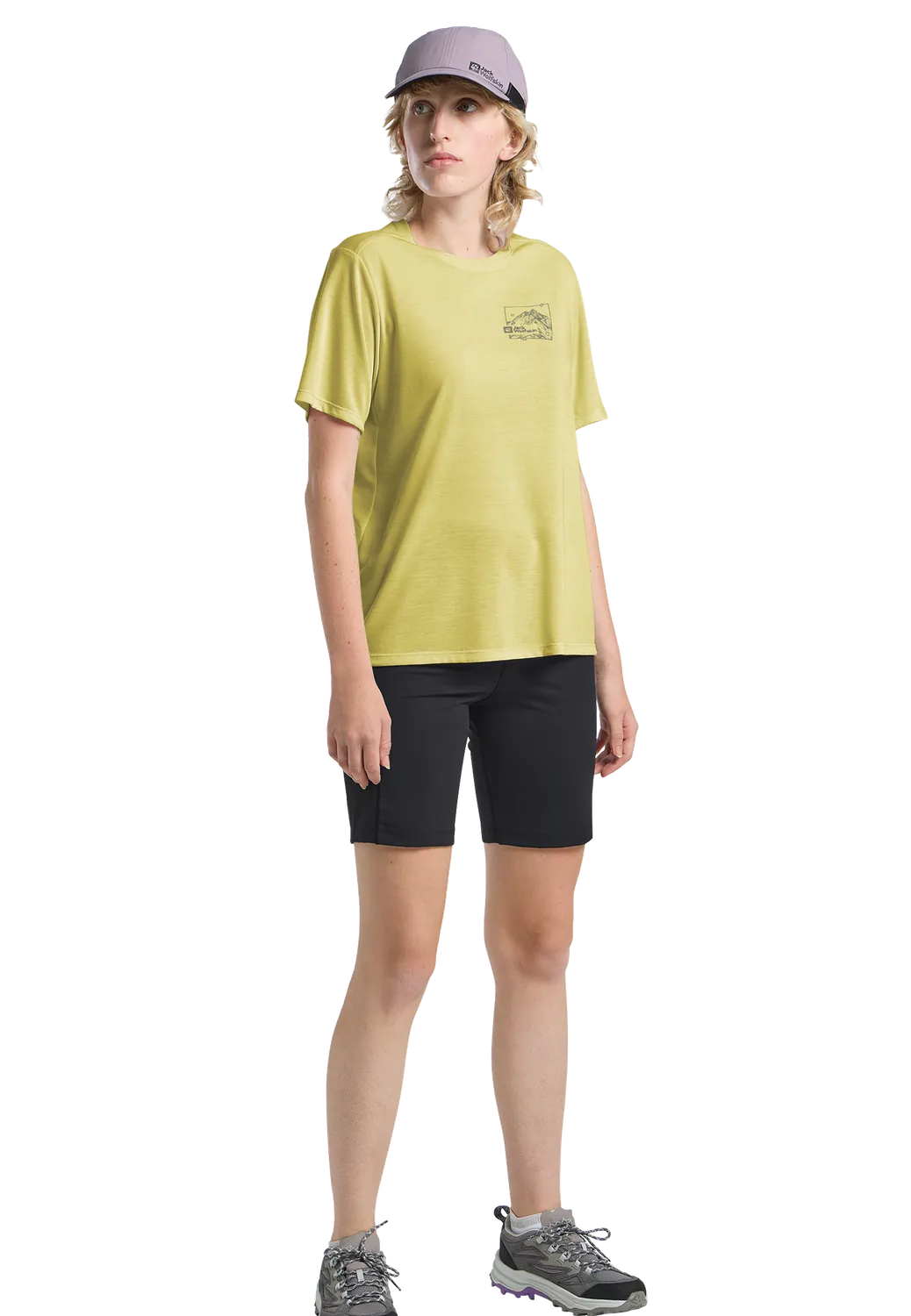 Jack Wolfskin Vonnan Graphic T W t-shirt femme anti-odeur