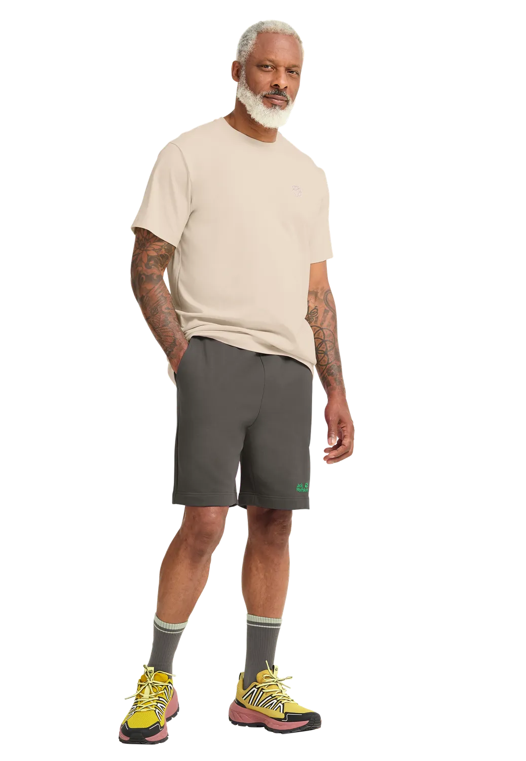 Jack Wolfskin Celebrate The Paw short homme coton