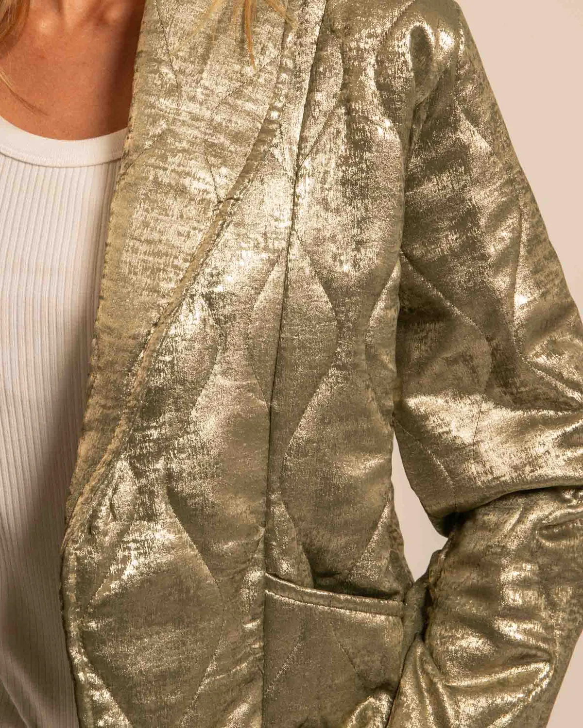 Aokyanos Cuba Kaki kimono irisé polyester taille unique