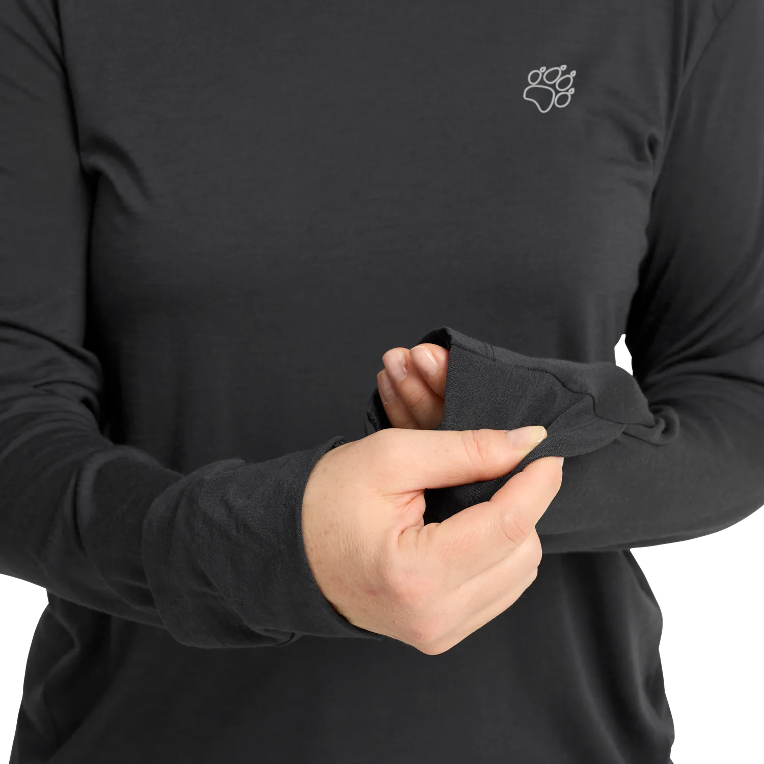 Jack Wolfskin Wool t-shirt manches longues femme laine