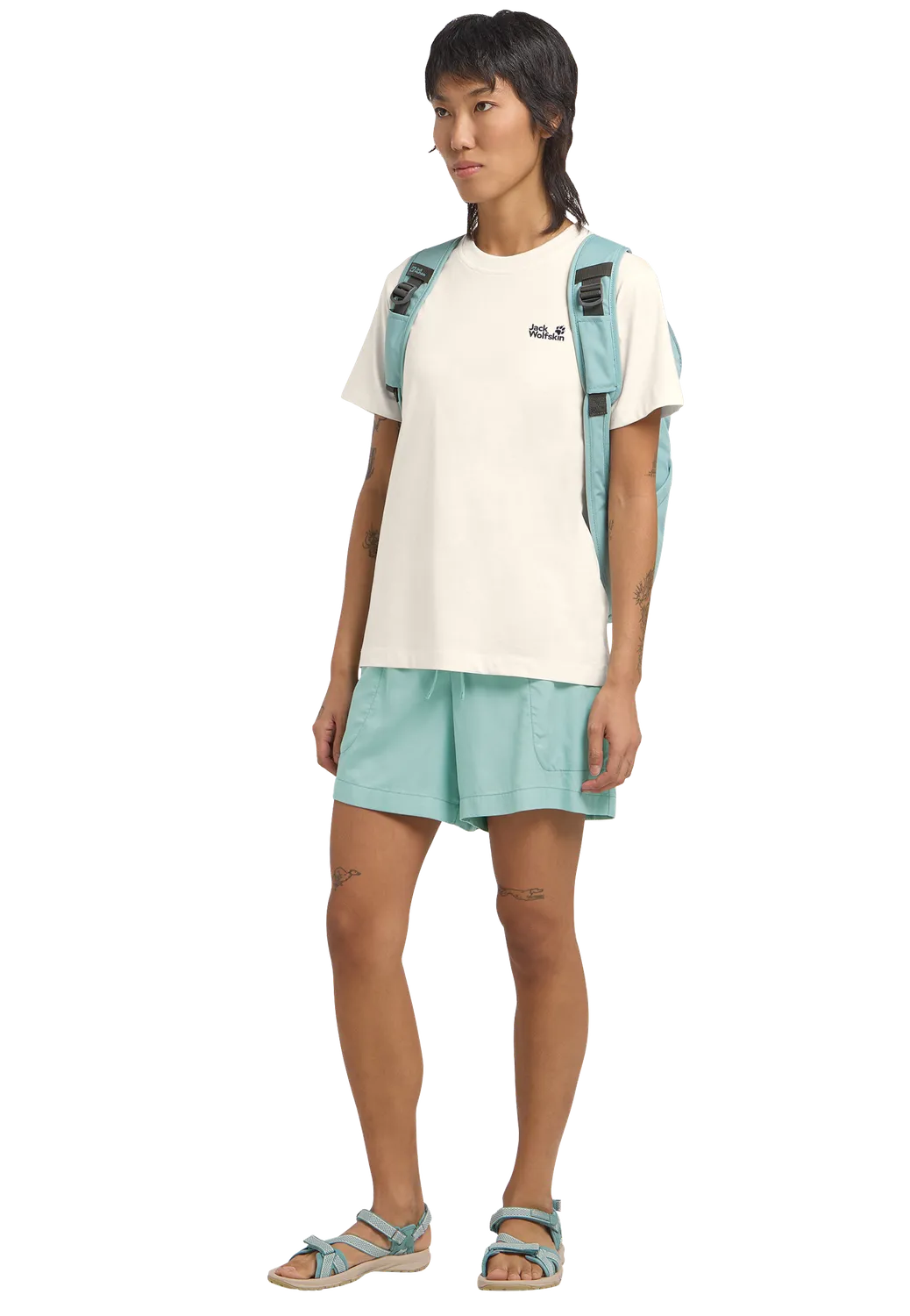 Jack Wolfskin Paw Time T W t-shirt femme coton
