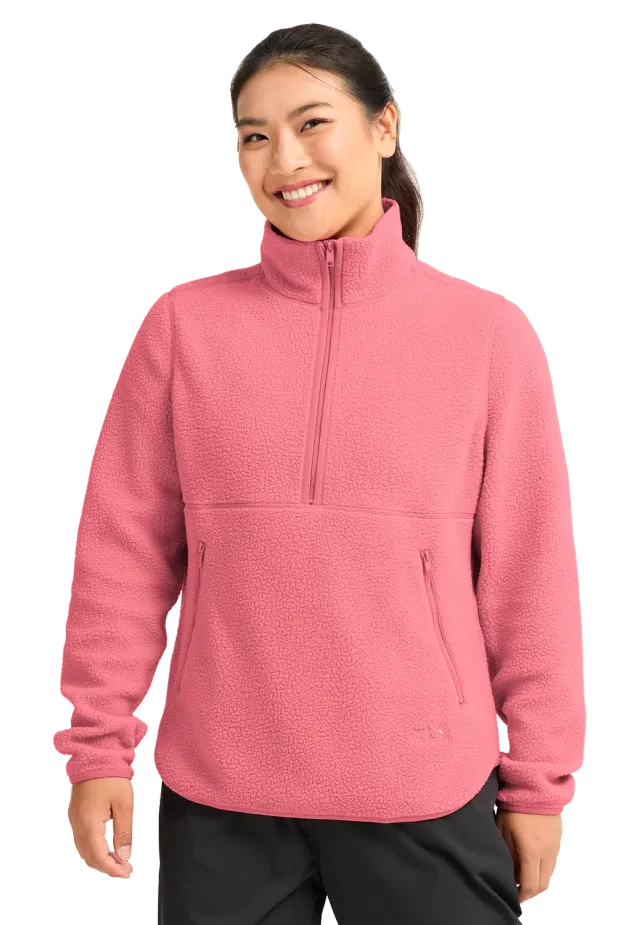 Jack Wolfskin Lite Curl HZ W pull polaire femme demi-zip