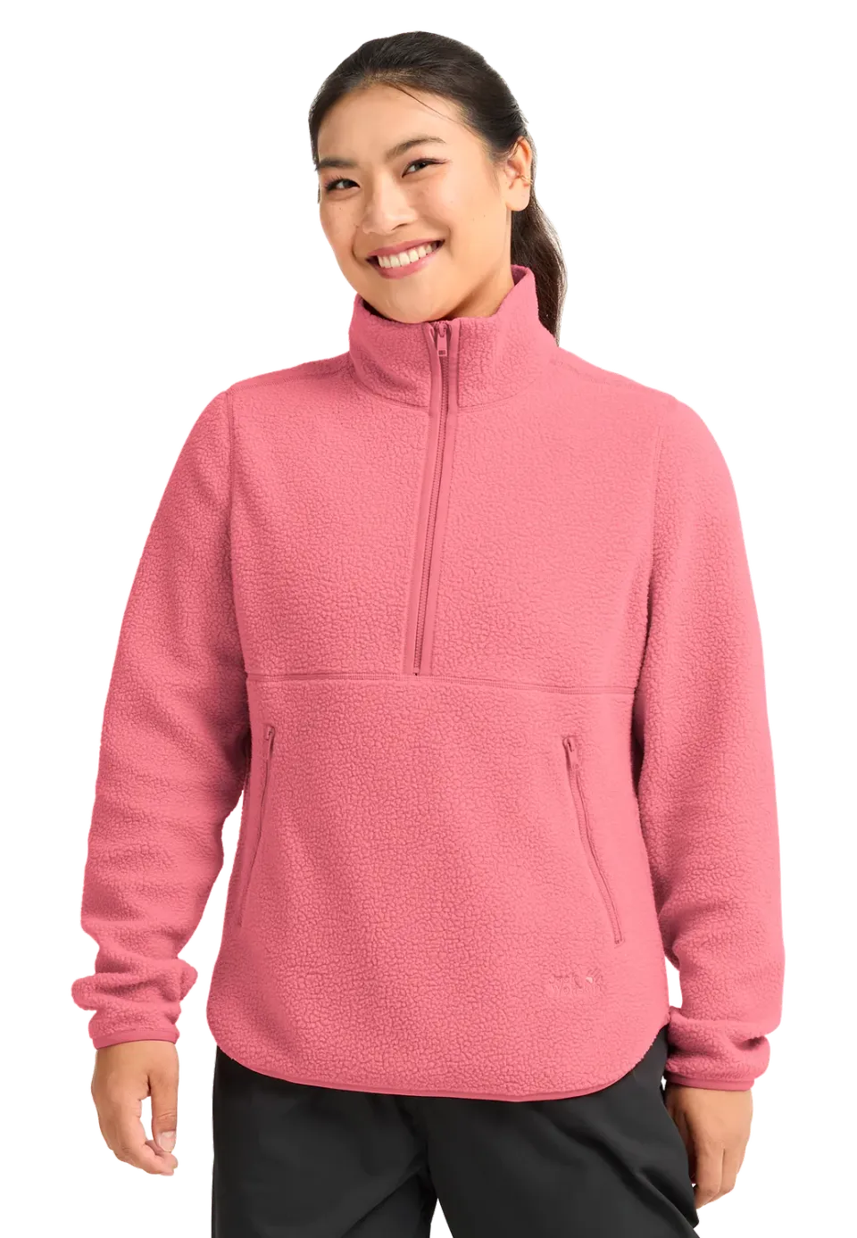 Jack Wolfskin Lite Curl HZ W pull polaire femme demi-zip
