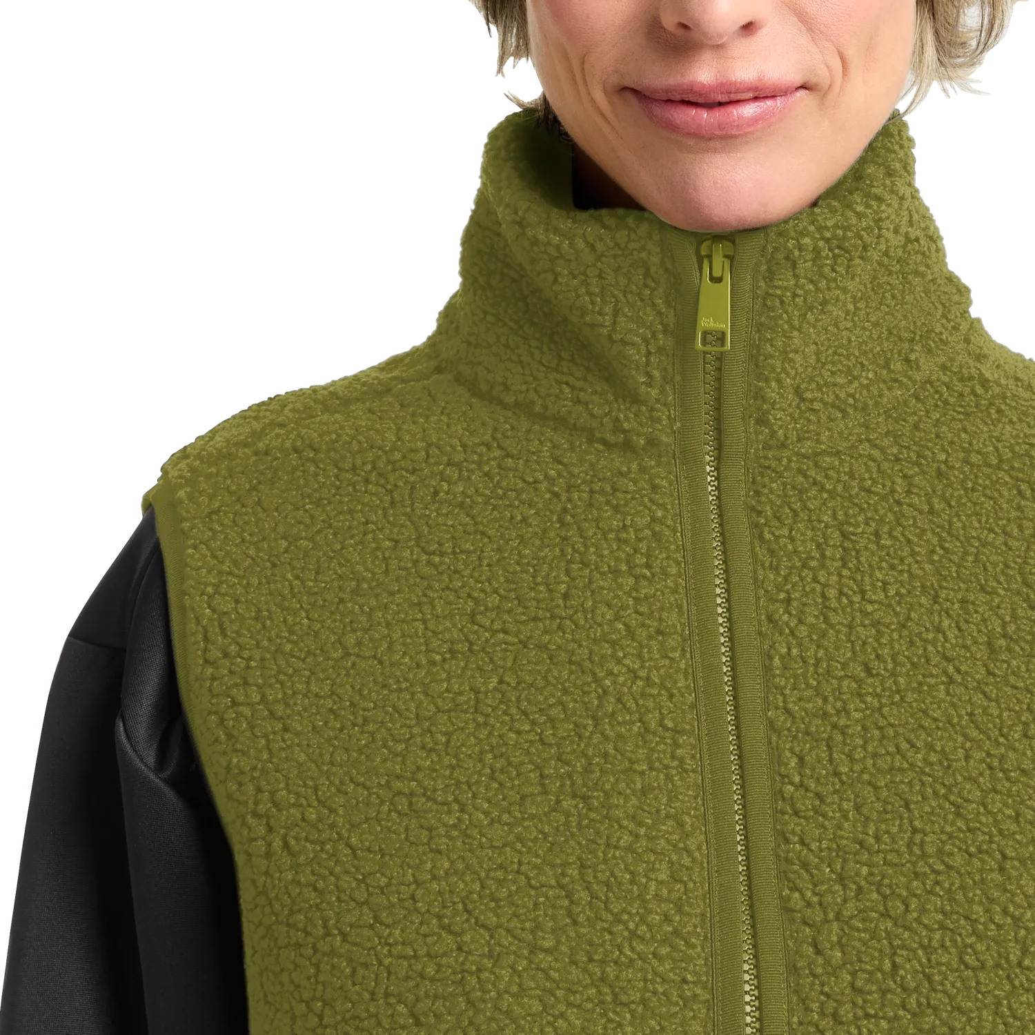 Jack Wolfskin High Curl Vest W gilet sherpa femme chaud