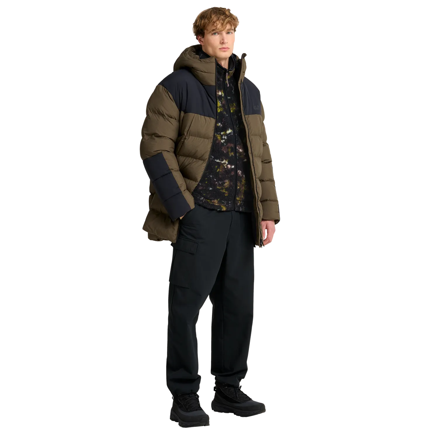 Jack Wolfskin Stone Lite Aop veste polaire homme sherpa