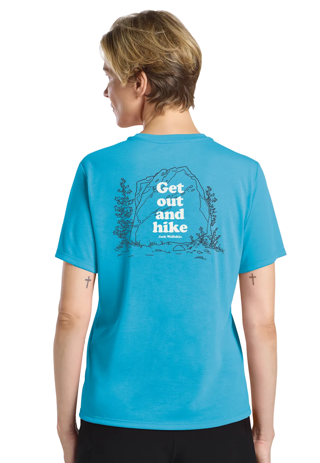 Jack Wolfskin Vonnan Graphic T t-shirt femme respirant
