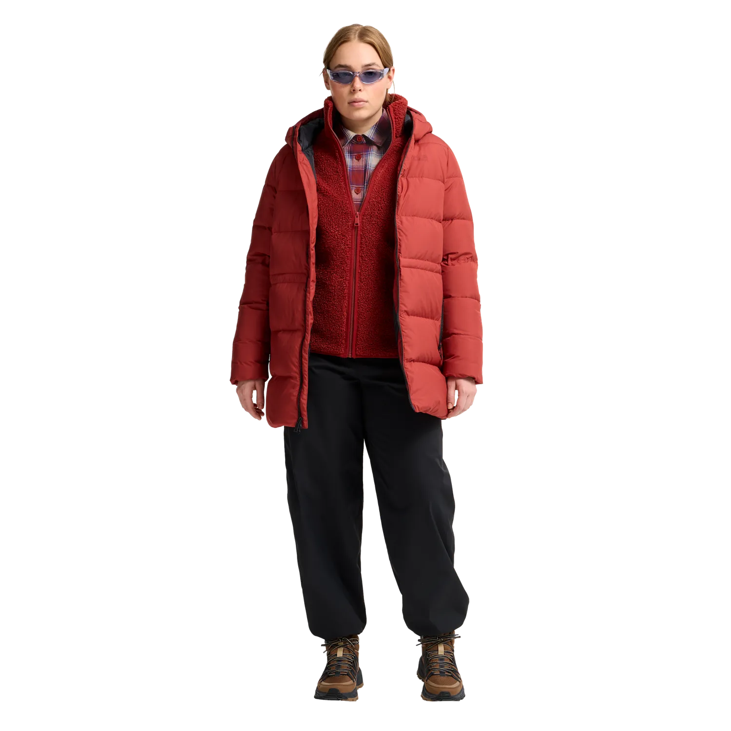 Jack Wolfskin Baja Flannel Shirt W chemise femme flanelle