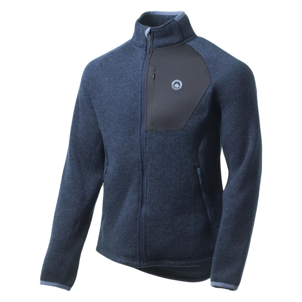 Lhotse Adler polaire navy blue chaude col montant