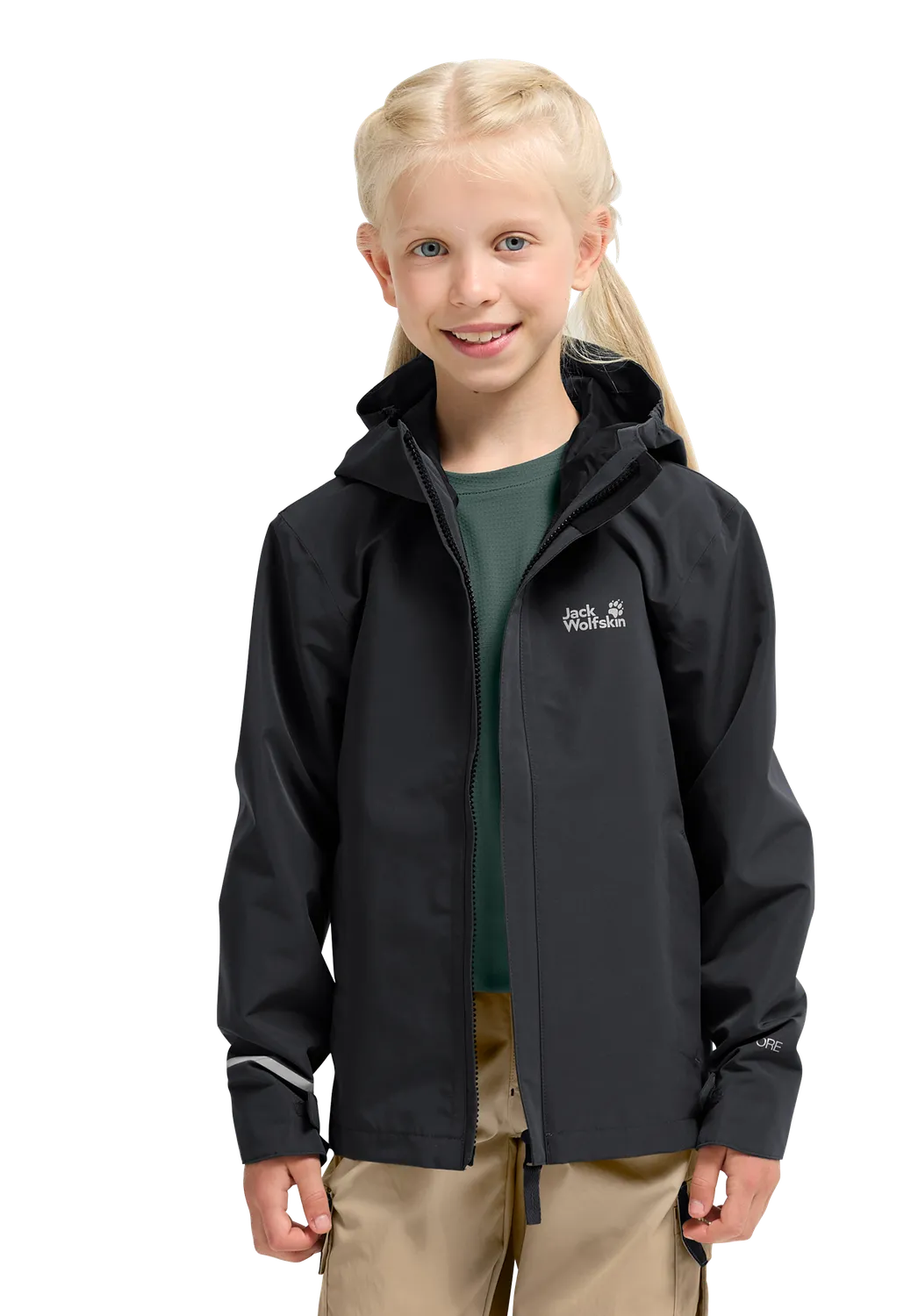 Jack Wolfskin Haze 2L JKT K veste pluie enfant Texapore