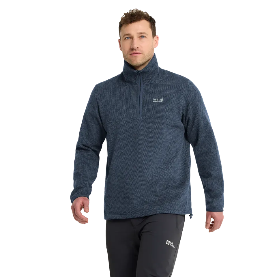 Jack Wolfskin Pinetrail HZ M pull polaire homme M demi-zip