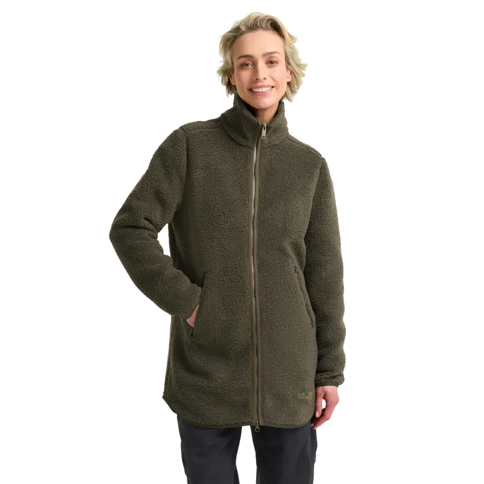 Jack Wolfskin High Curl Coat W manteau femme sherpa long