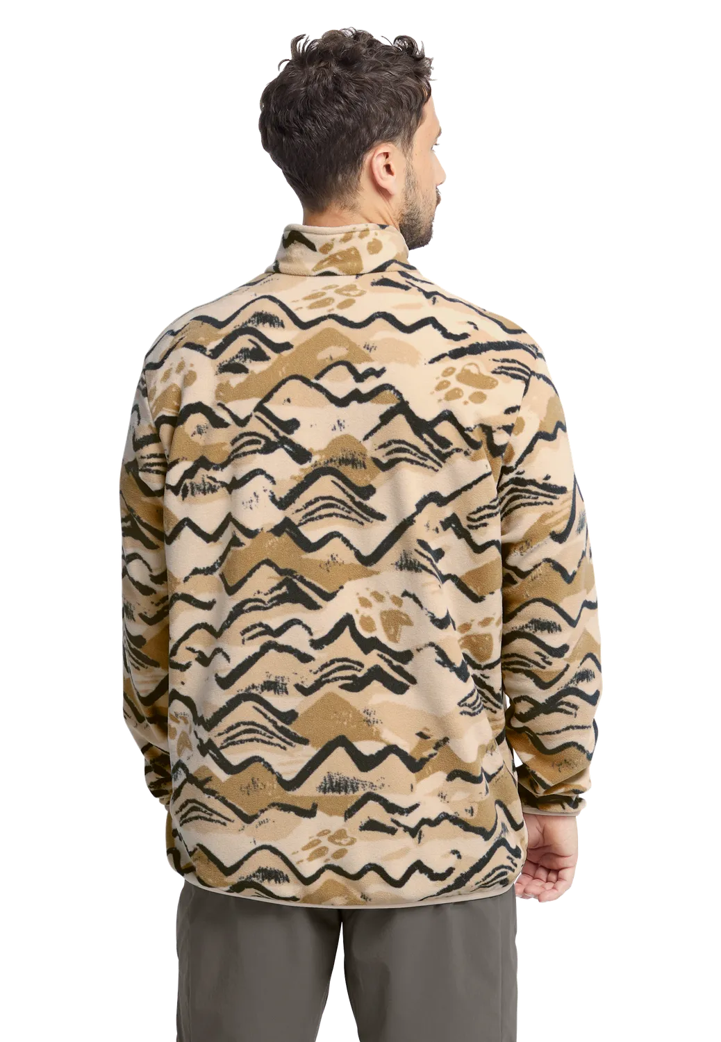 Jack Wolfskin Paw Era 100 polaire homme demi-zip