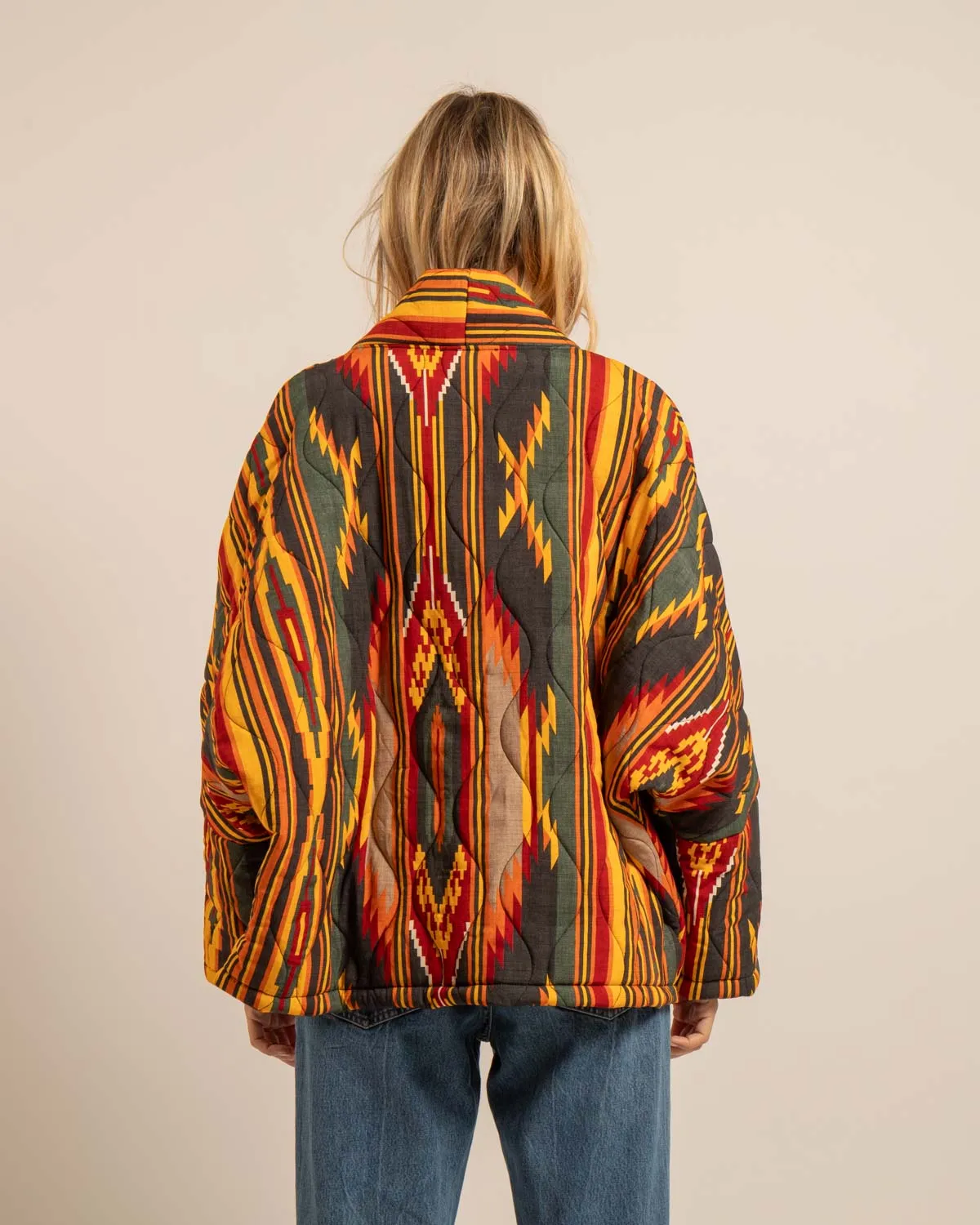 AOKYANOS Chicago Koda Kaki veste kimono matelassée kaki taille unique