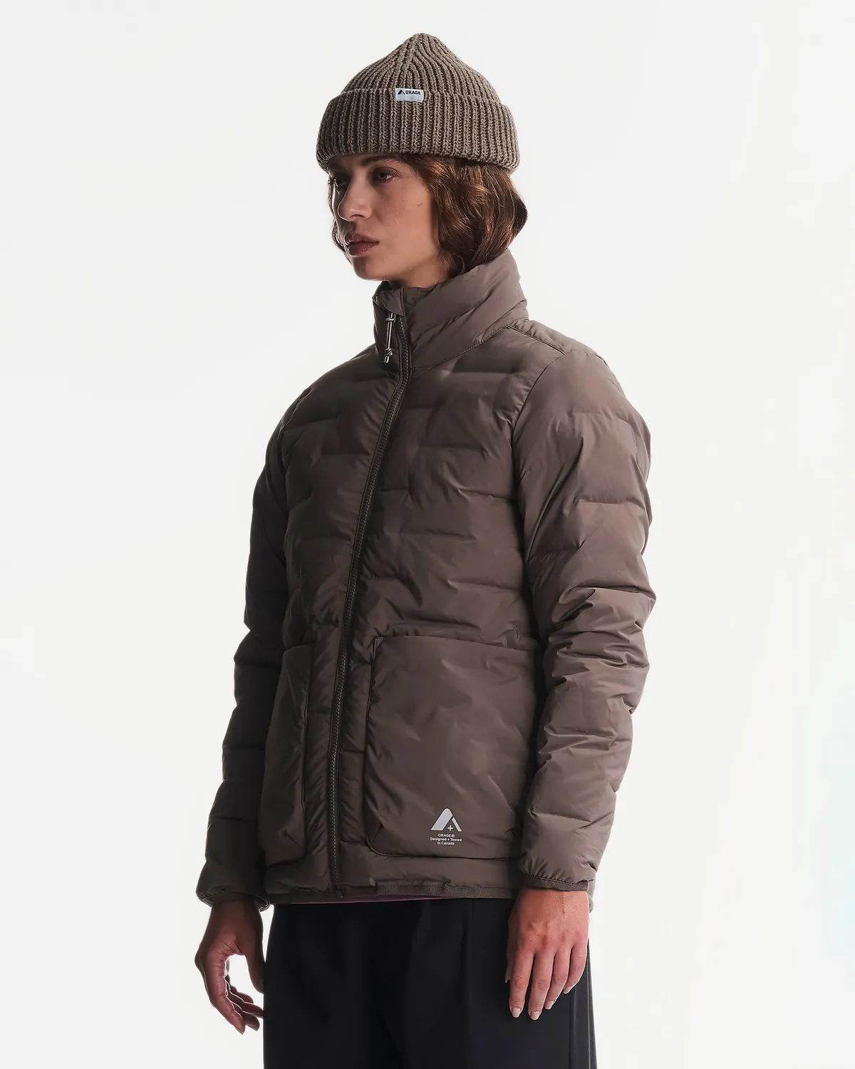 Orage Arctic doudoune noire hybride femme