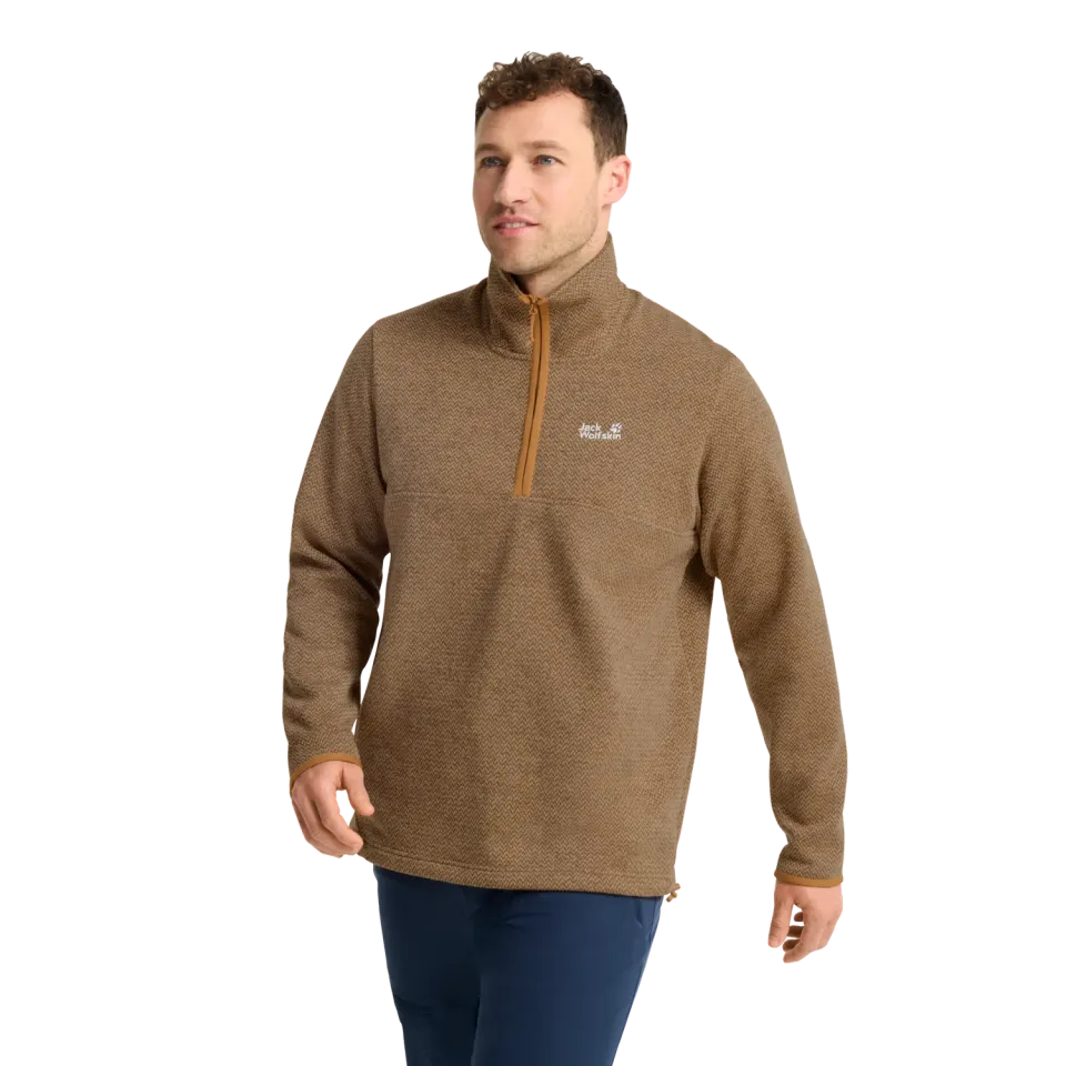 Jack Wolfskin Pinetrail HZ M pull polaire demi-zip chaud