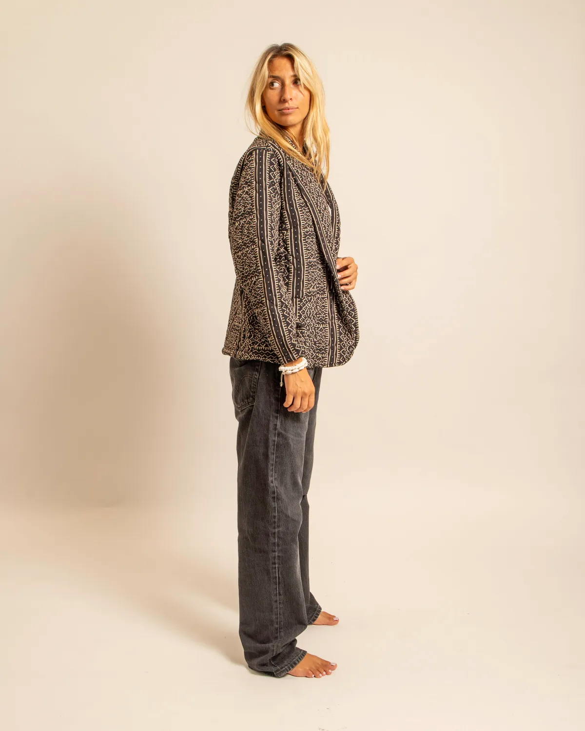 Aokyanos Cuba Mendoza blazer viscose imprimé