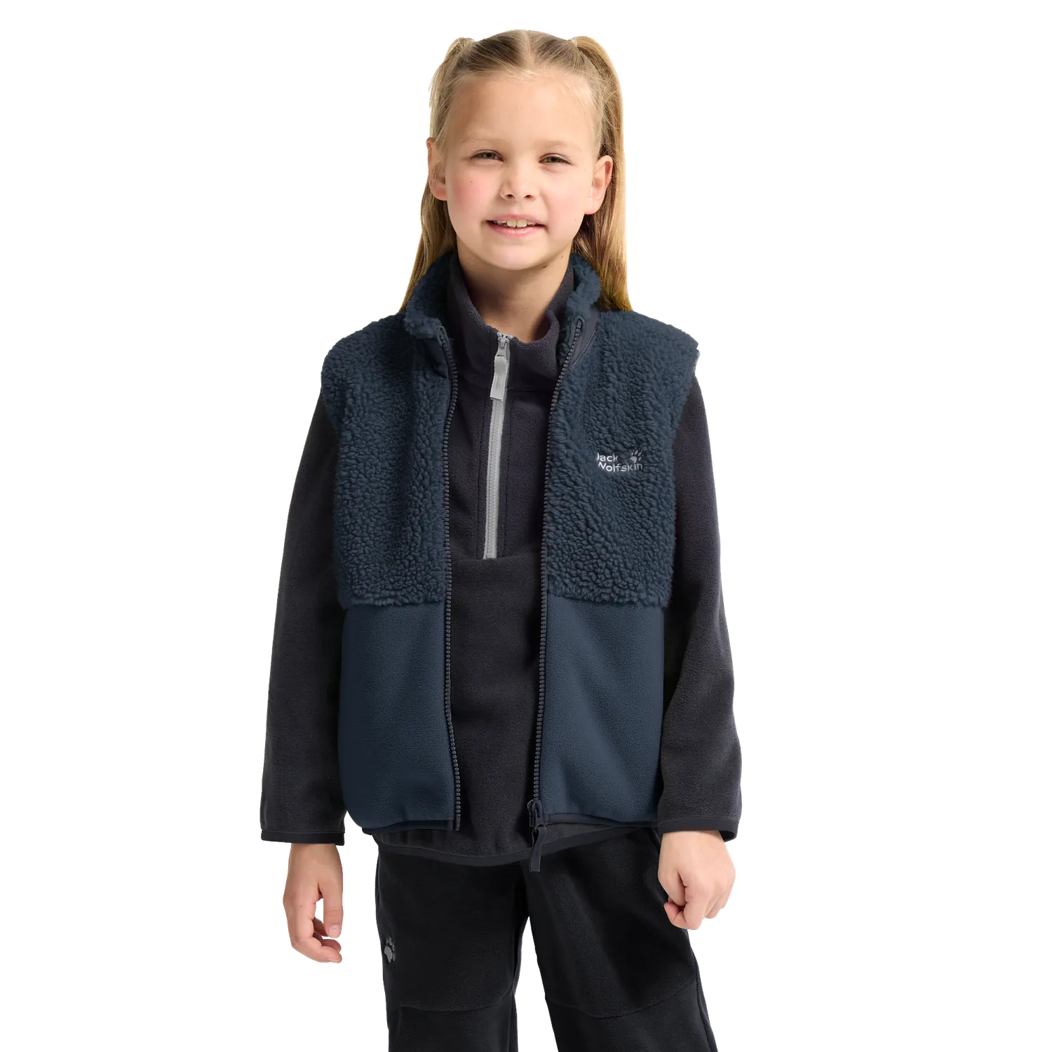 Jack Wolfskin Ice Curl gilet polaire enfant chaud