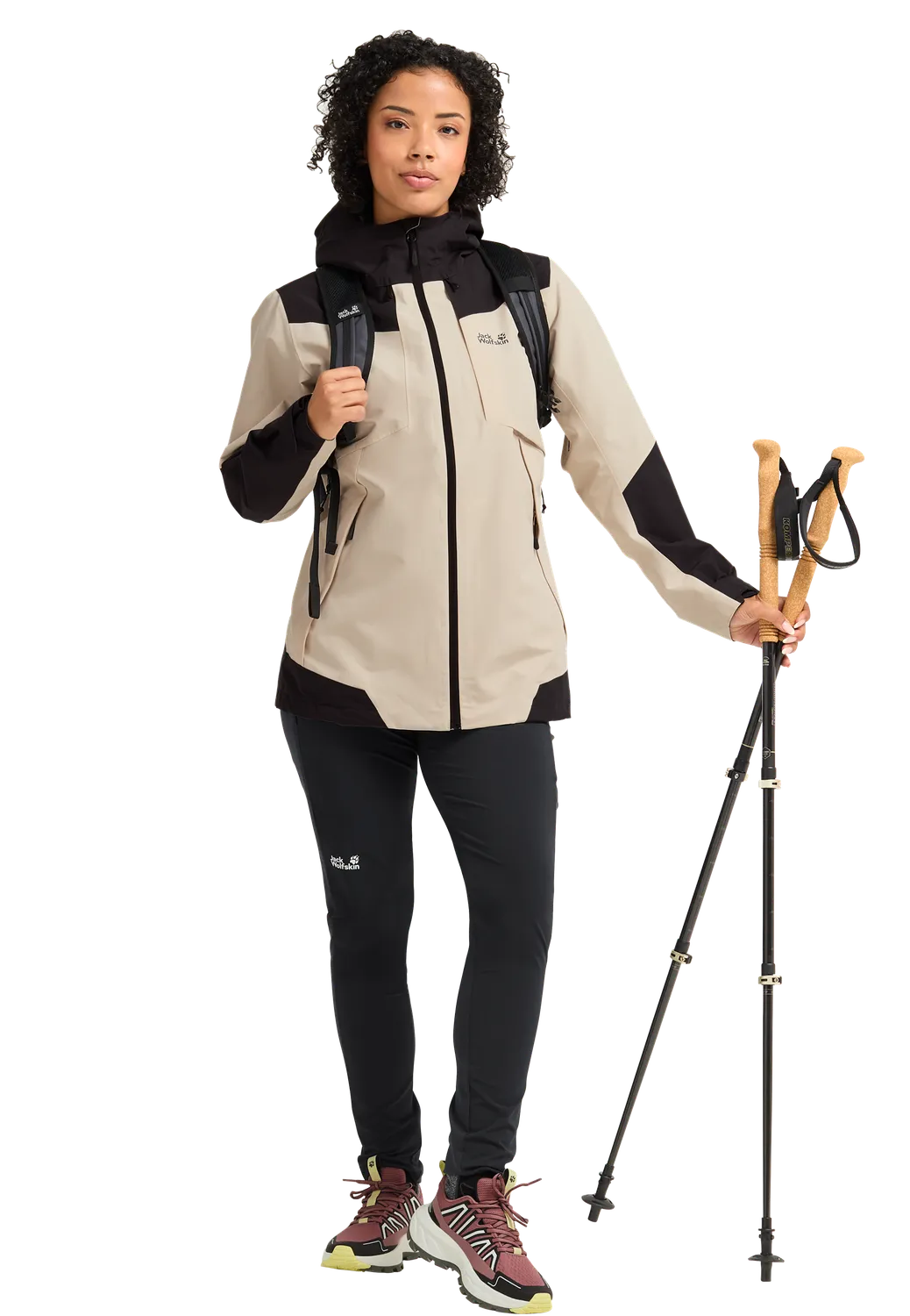 Jack Wolfskin Flextrail 2L JKT W veste 3-en-1 femme imperméable