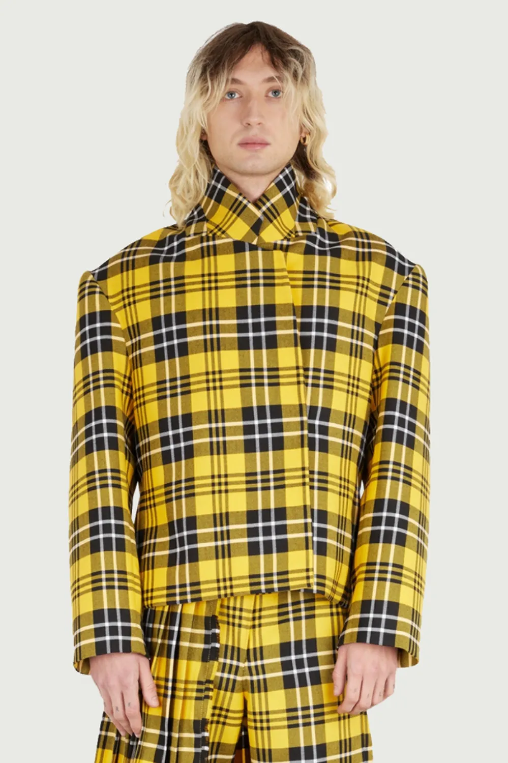 JEANNE FRIOT Clueless Jacket veste tartan laine upcyclée
