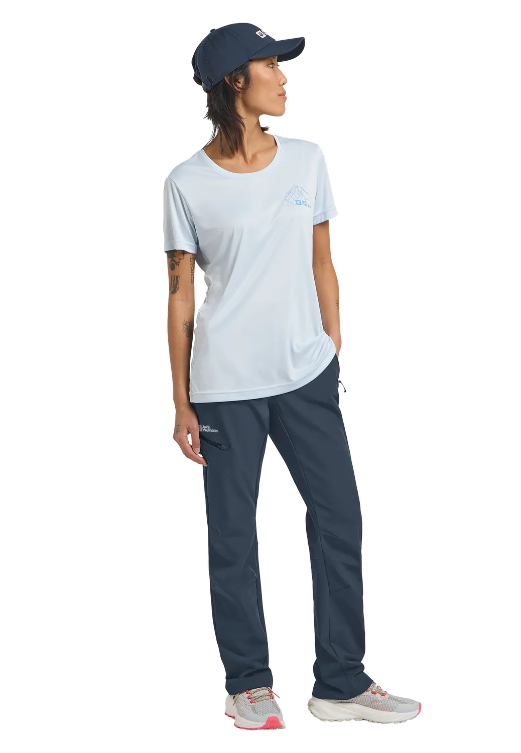 Jack Wolfskin Geigelstein Pants W pantalon softshell femme déperlant