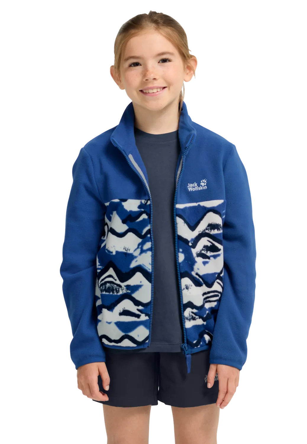 Jack Wolfskin Paw Era 100 Print FZ veste polaire enfant imprimé