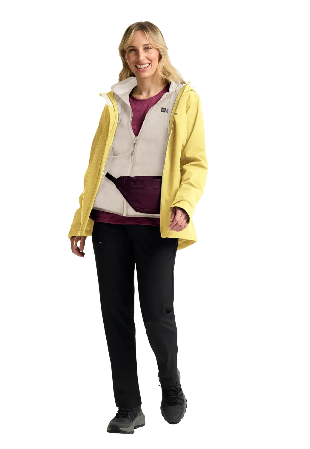 Jack Wolfskin Moonrise 3in1 Jkt W veste femme imperméable
