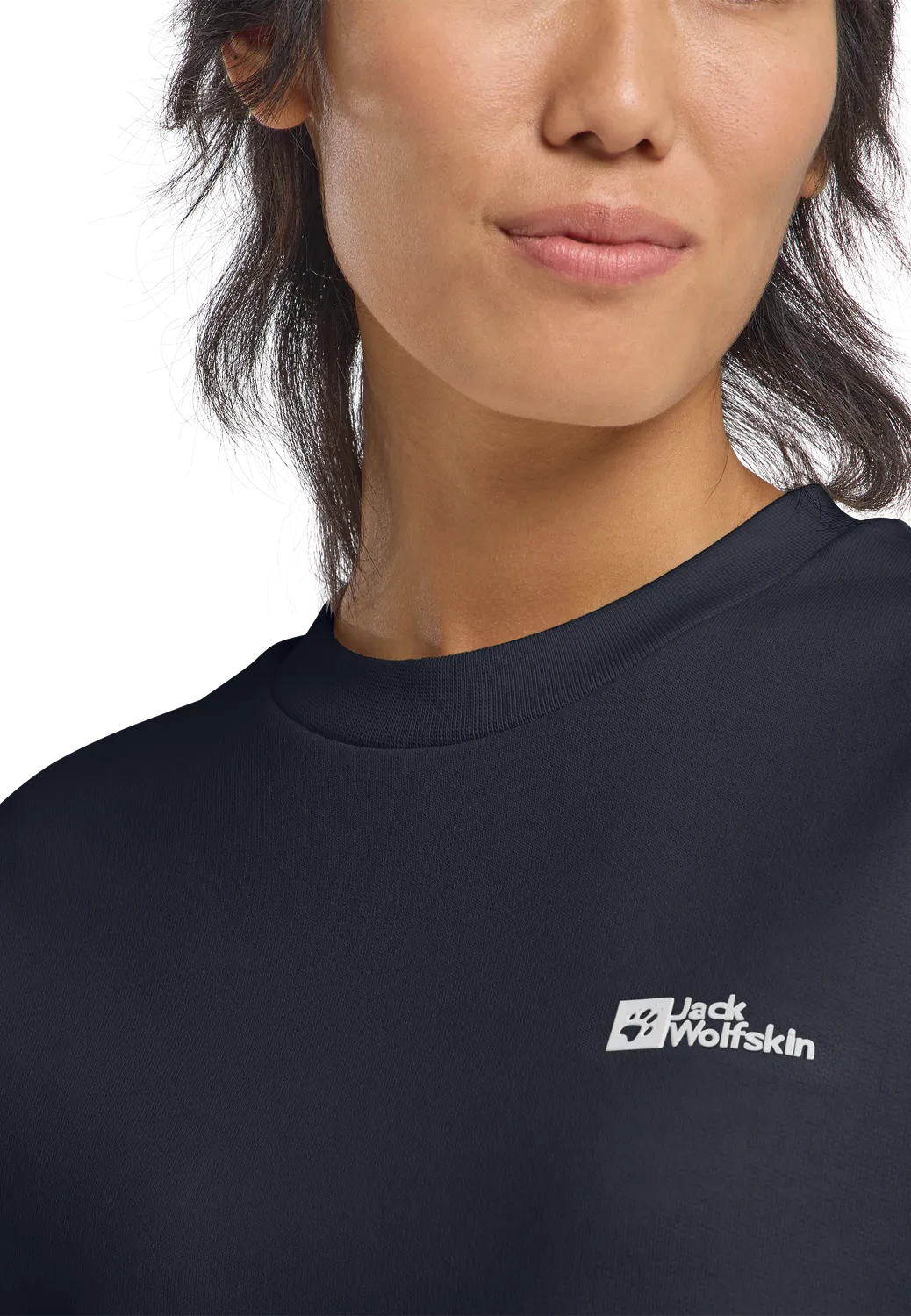 Jack Wolfskin Essential Crewneck W sweat coton femme