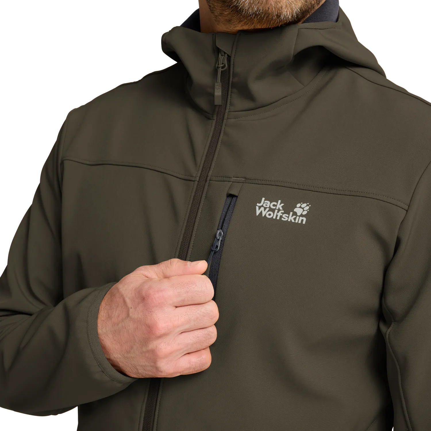 Jack Wolfskin Wild Winds Hooded veste homme coupe-vent